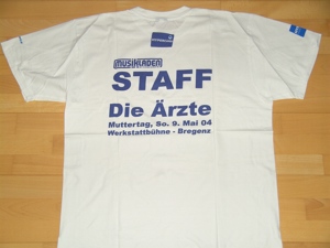 "EINZELSTÜCK!" "Die Ärzte" Local Crew T-Shirt Einzelstück! Toprarität! Bild 1