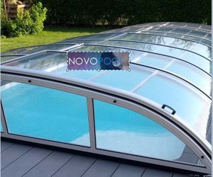 Poolüberdachungen Elegant Evo 6-10 Modelle Klar Schiebehallen Vivapool Bild 5