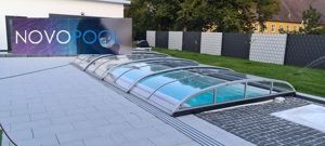 Poolüberdachungen Elegant Evo 6-10 Modelle Klar Schiebehallen Vivapool Bild 1