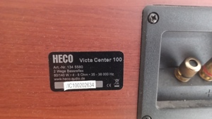 HECO Victa Center 100 - Centerlautsprecher, 2-Wege Bassreflex Bild 2