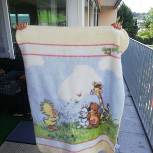 schöne flauschigen Babydecke ca.75x100cm