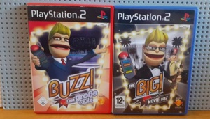 PS2 BuZZ Controller + Zwei BUZZ Games Bild 2