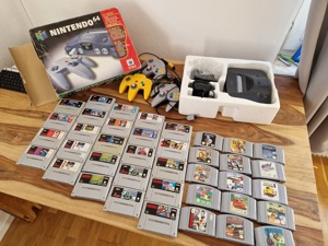 Nintendo 64 Set +24 Super Nintendo Spiele