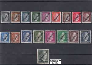 Briefmarken Ö Lokalausgaben Gmünd Alle 13 Ausgaben oder einzeln Postfrisch ** Bild 4