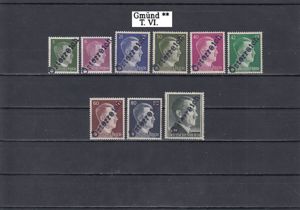 Briefmarken Ö Lokalausgaben Gmünd Alle 13 Ausgaben oder einzeln Postfrisch ** Bild 6