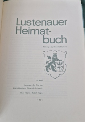 alte Bücher von Lustenau Bild 2