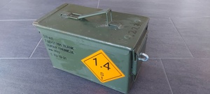 Munitionskiste Kiste Armee Militär Patrone Bild 2