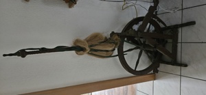 Antikes Spinnrad - wie abgebildet Bild 2