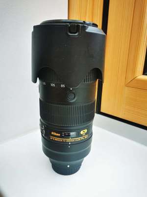 Objektiv Nikon AF-S 70-200mm 2.8E FL ED VR schwarz Bild 2