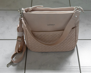 neue Handtasche v. Catwalk, Umhängetasche, Damentasche, Tasche, Shopper, rosa   Bild 2