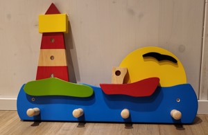 Kindergarderobe Holz Garderobe für Kinder 2 Stück Bild 1