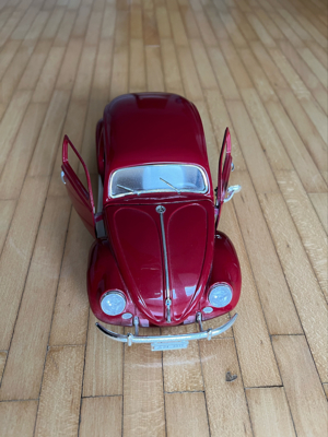 Modellauto Käfer rot Bild 3