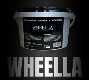 Wheella Premium Reifenmontagepaste - Reifenmontierpaste 3kg Schwarz