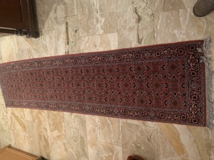 Teppichläufer handgeknüpft orientalisch kurz Bild 1