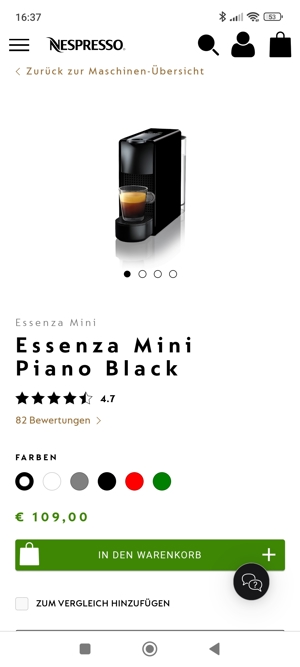 Nespresso Essenza Mini  Bild 1