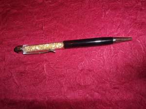 Swarovski Kugelschreiber, schwarz - gold, Bild 2