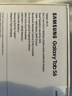 Samsung Galaxie Tab S6 Bild 5