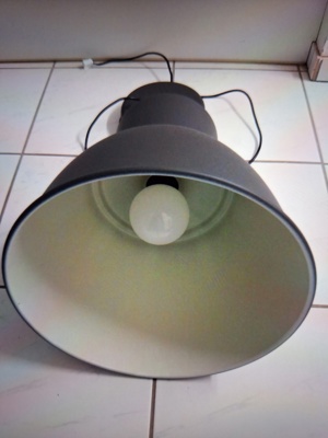 Lampe Industrieform neuwertig Bild 3