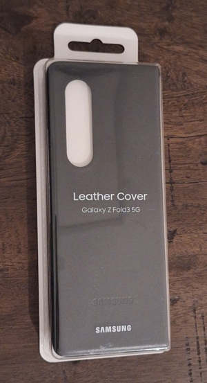 Original Samsung Galaxy Z Fold 3 Hülle Leder Cover