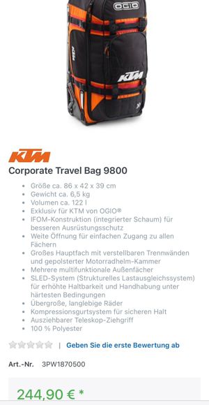 KTM Travel Bag Koffer Bild 2