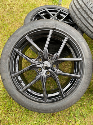 NEUE DEZENT BLACK Felgen+Reifen - für Audi, VW, Skoda