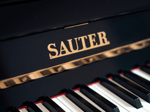 Sauter Klavier, brillianter Klang, ausgestattet mit einer Renner Mechanik. Kostenlose Lieferung (*)