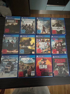 PS4 Spiele 12 Stück