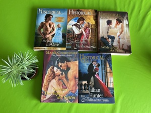 5er Set Historical Bücher, Romantik Romane um 4,25    (0,85 St) Bild 1