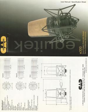  CAD e300 Studiomikrofon zu verkaufen Bild 4