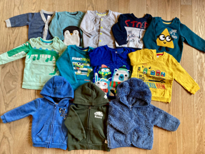 Babykleidung Gr.56-92 Bodys, T-shirts, Hose, Pulli Jacken, Pyjama Schlafoverall, Kappen Bild 1