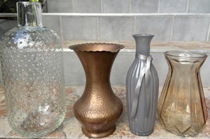 Tolle Vasen Schalen Übertopf Kupfervase usw.  Bild 10