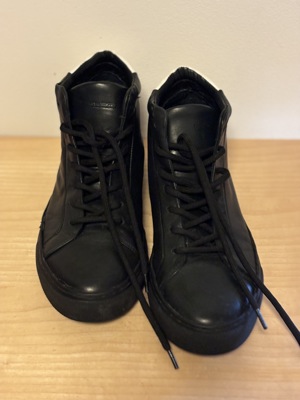 Royal Republiq Schuhe schwarz weiß Leder  Bild 3