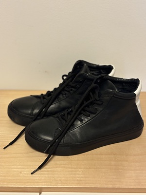 Royal Republiq Schuhe schwarz weiß Leder  Bild 1
