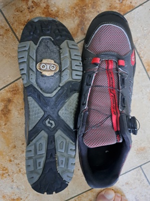 Bike Schuhe mit Pedale Bild 3