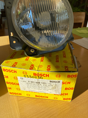 Original Bosch Scheinwerfer für VW Golf l und ll Bild 3