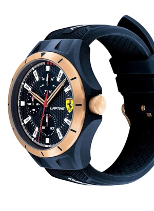 Scuderia Ferrari Lap Time Analog Blue Dial Men's Watch Bild 2