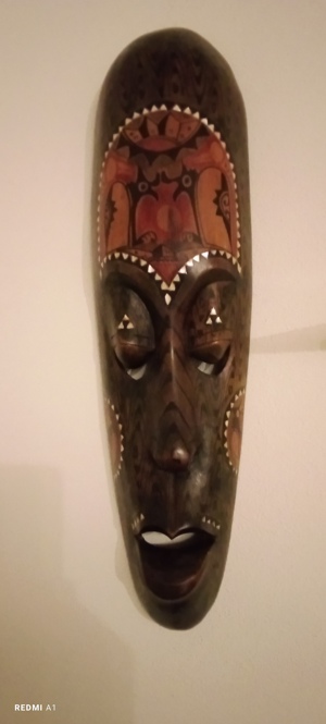 Holz Maske  Bild 2