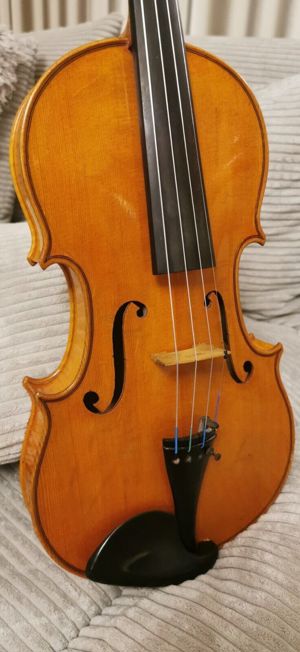 Geige von Ad. Richard Mönnig 1958 Bild 2