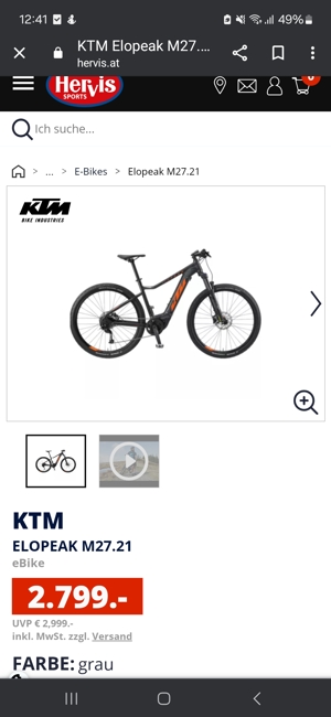 DAMEN E Mountainbike KTM  Bild 1