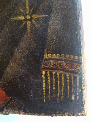 Ikone der Gottesmutter von Wladimir (auf Holzbrett gemalt) Bild 4