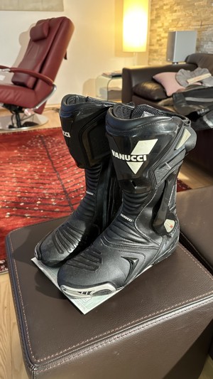 Vanucci Motorrad Stiefel in Größe 44