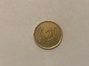 Ganz seltene 20 Cent Münze Spanien aus 1999 Bild 2