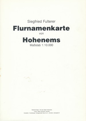 Hohenemser Bücher, 3 Stück Bild 8