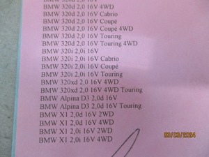 BMW E90 E91 Alpina D3 Bremsscheiben vorne gelocht und geschlitzt Bild 6