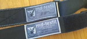 MD-Textil Untergürtel Flauschklett mit Snap-Buckel und Dienstgürtel Cobra mit Versteifung Bild 3