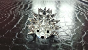 Swarovski Kristall Igel mit Zertifikat - Neuwertig ! Bild 3