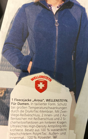 Fleecejacke Arosa Wellensteyn