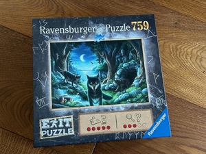 EXIT Puzzle von Ravensburger, Das Wolfsrudel, 759 Teile Bild 1