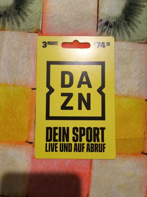 Verkaufe neuwertigen DAZN Gutschein