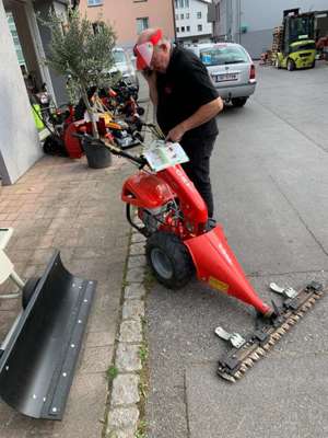 Herkules UE 510 Balkenmäher inkl. Mähbalken, Auffahrrampen, Zwillingsräder, neuwertig Bild 2